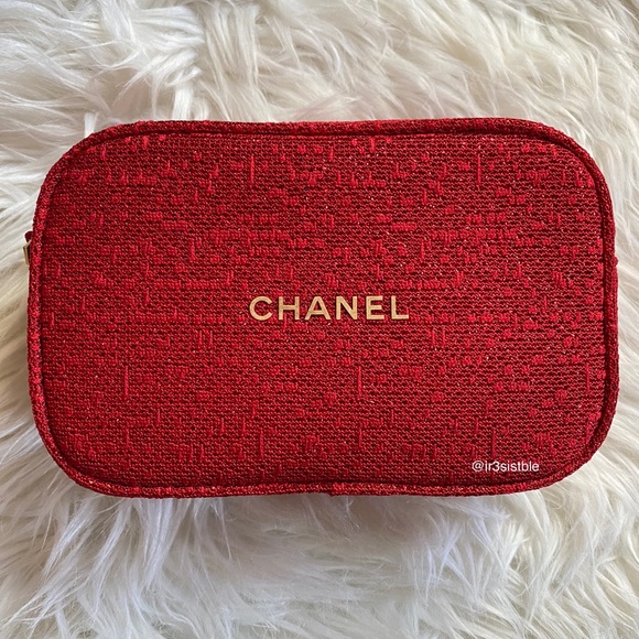 Chanel Natural Touch Cosmetic Pouch to Crossbody Purse Bag - Picture 3 of 9